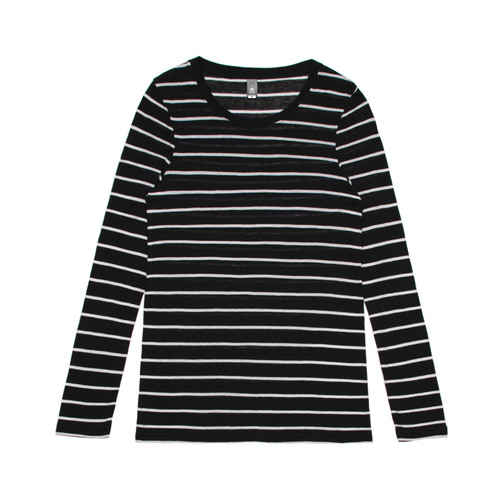 MAIN wo's-fine-stripe-l/s-tee-main